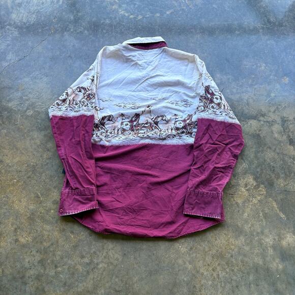 Rare Vintage Brookes And Dunn Western Button Up Shirt - Picture 7 of 8